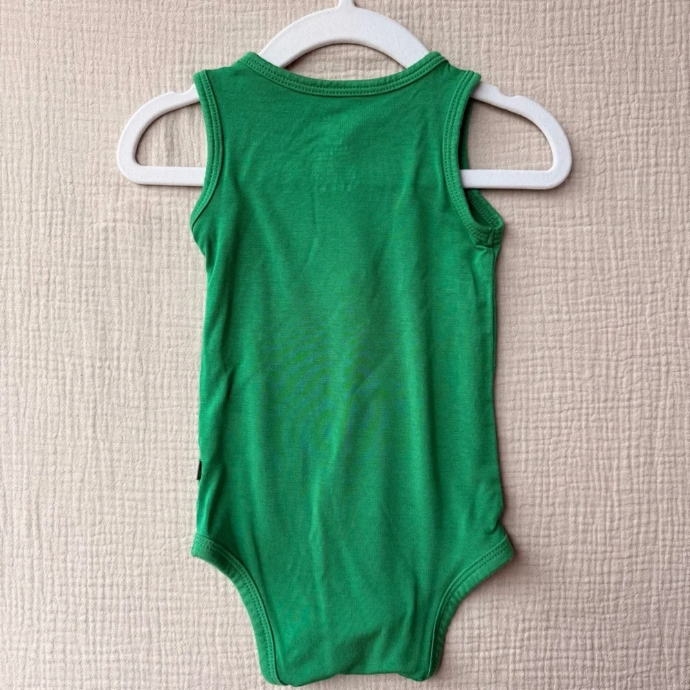 Kyte Baby Sleeveless Bodysuit in Fern 6-12m